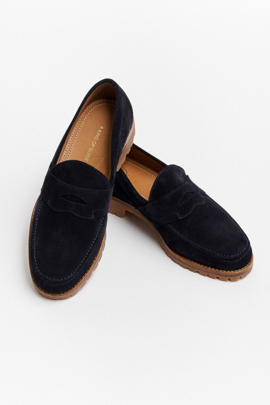 Herren A Kind of Guise | Bari Loafer Dunkel Azzurro